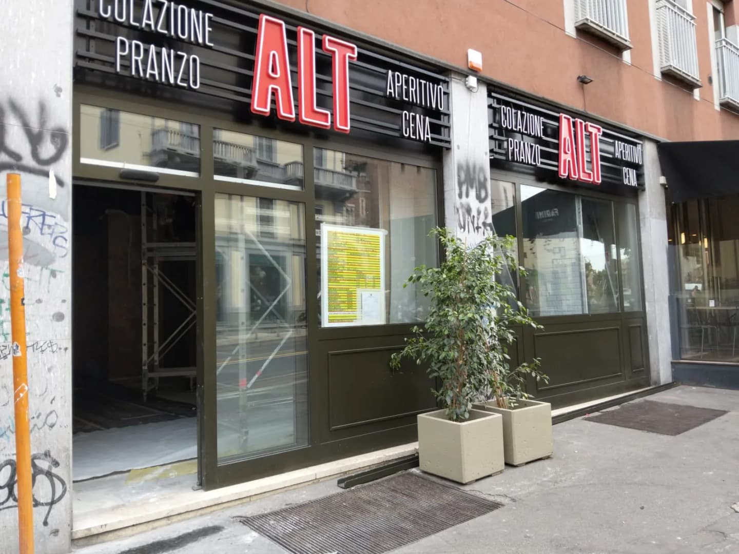Alt Stazione del Gusto · Molino delle Armi · Before