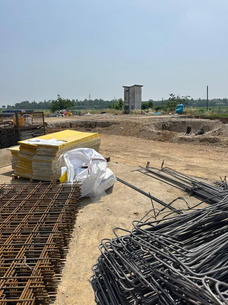 Eni · Excavation and fuel tank installation · From construction to finishes 7
